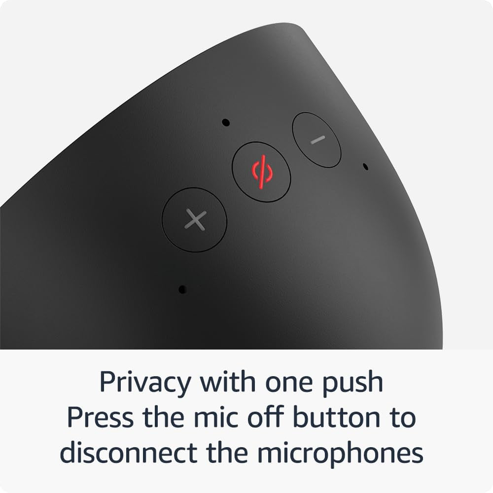 Echo Spot (Newest Model), Great for Nightstands, Offices and Kitchens, Smart Alarm Clock with Alexa, Ocean Blue