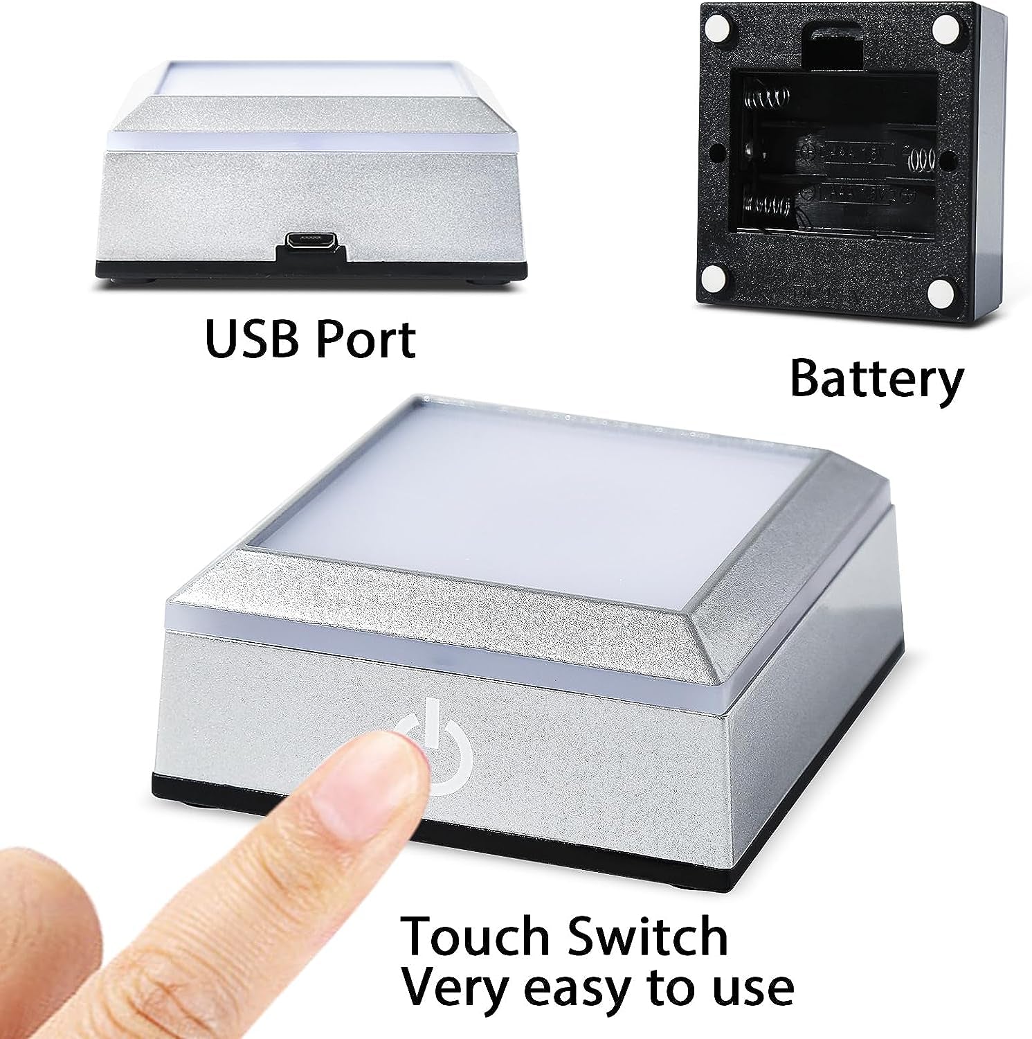 3D Rose Crystal Multicolor Nightlight - I Love You Decolamp,Perfect Valentines Gift Ideas for Her My Girlfriend Wife Mom - Unique Anniversary Birthday Presents