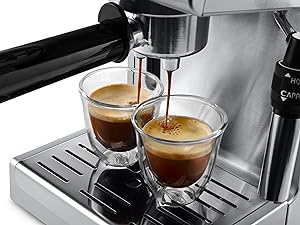 ECP3620 15 Bar Espresso Cappuccino Machine, Silver